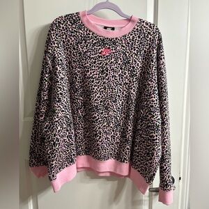 Nike Pink Leopard Sweatshirt